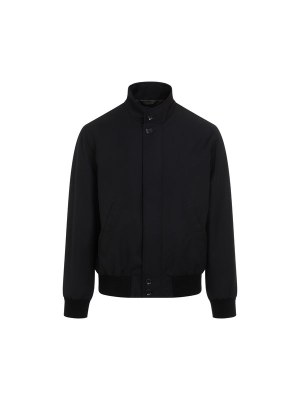 High-neck Wool Bomber