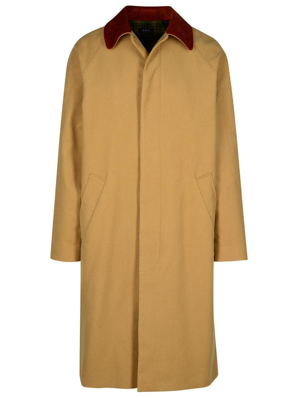 Gaspard Two Tone Collar Trench Coat