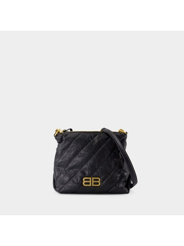 Balenciaga Crush Small Black Crossbody & Shoulder Bags