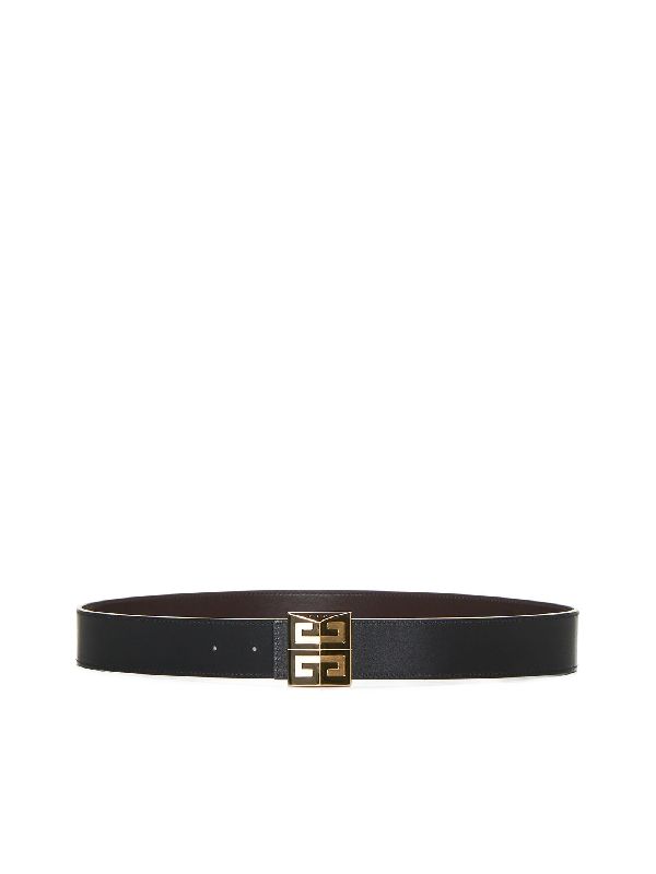 4G Logo Buckle Reversible Leather Belt