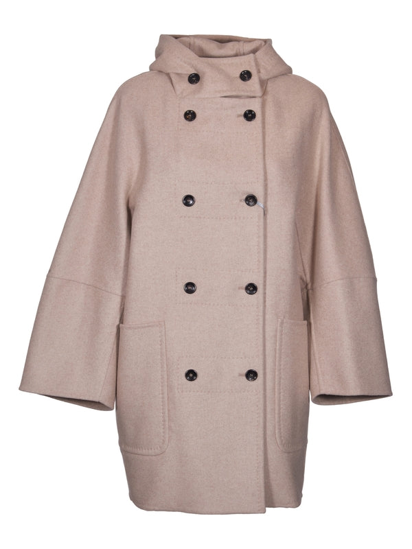 Arturo Hood Wool Cashmere Coat