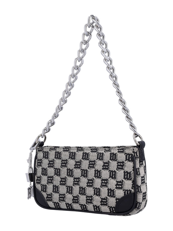 MISBHV - Monogram Chain Baby Shoulder Bag - Jente