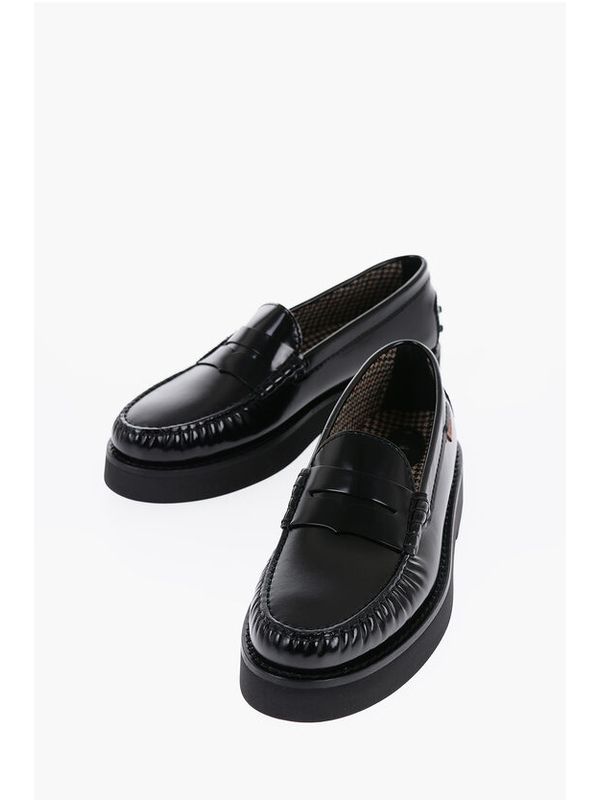 Black Calfskin Loafers