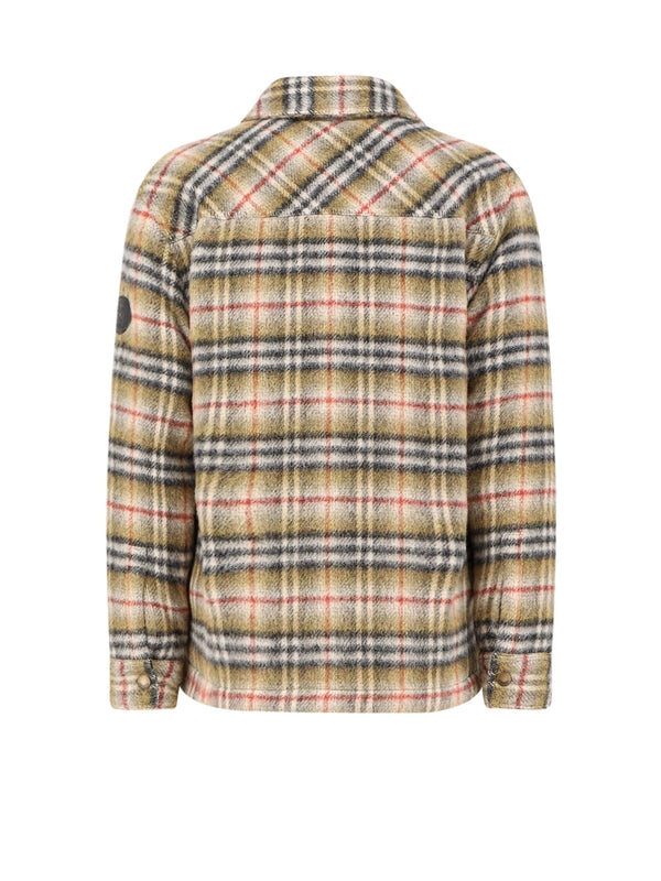 Burberry Beige Checked Jackets