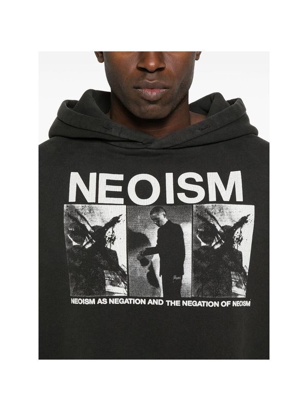 Neoism Printed Cotton Hoodie