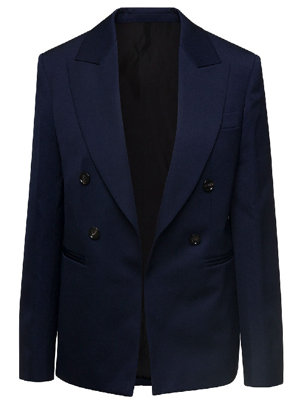 Wool Double-Breasted Jacket