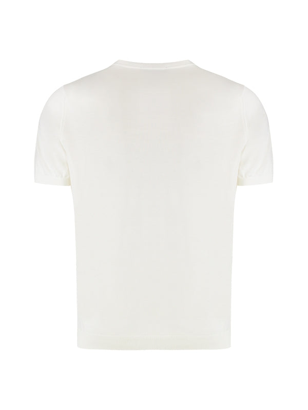 Crewneck Cotton Short-Sleeve T-Shirt