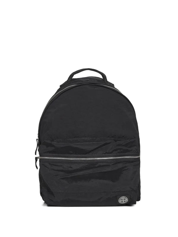 Stone Island Black Backpack