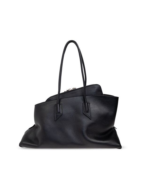 La Passeggiata Leather Medium Tote Bag