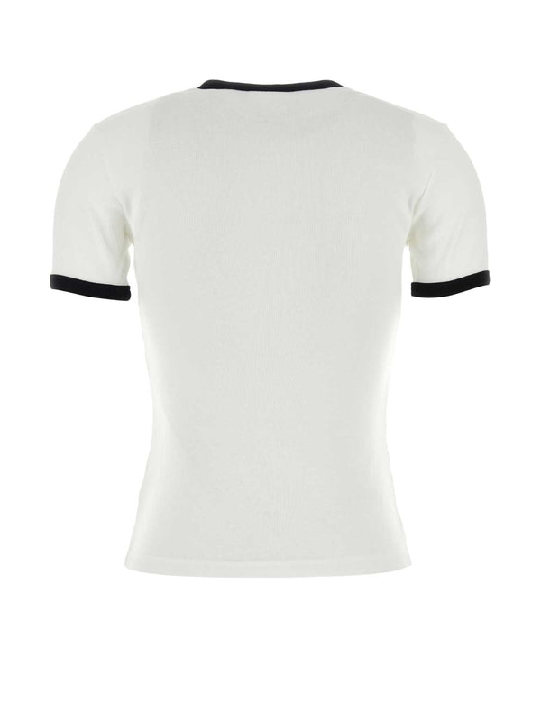 Contrast Logo Short-sleeve T-shirt