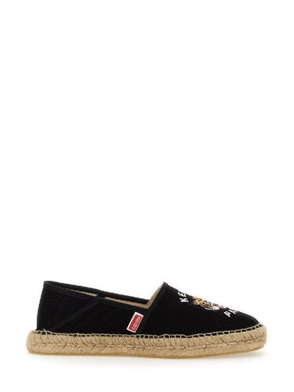 Lucky Tiger Embroidery Espadrilles