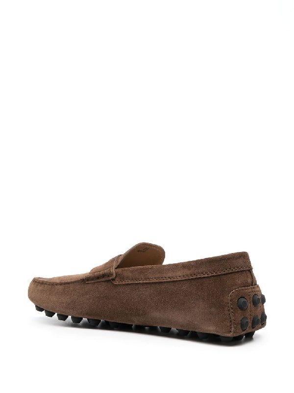 Brown Suede Driving Loafer