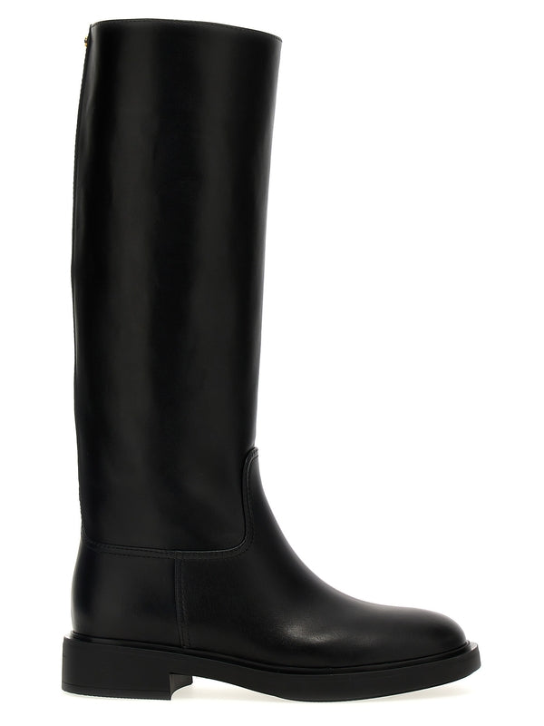 Black Leather
  High Boots