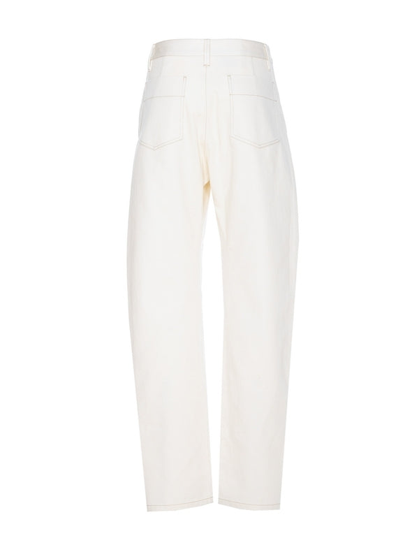 Twist Cotton Denim Pants