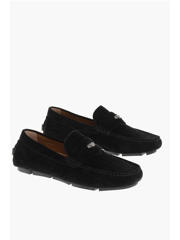 Versace Black Driving Shoes