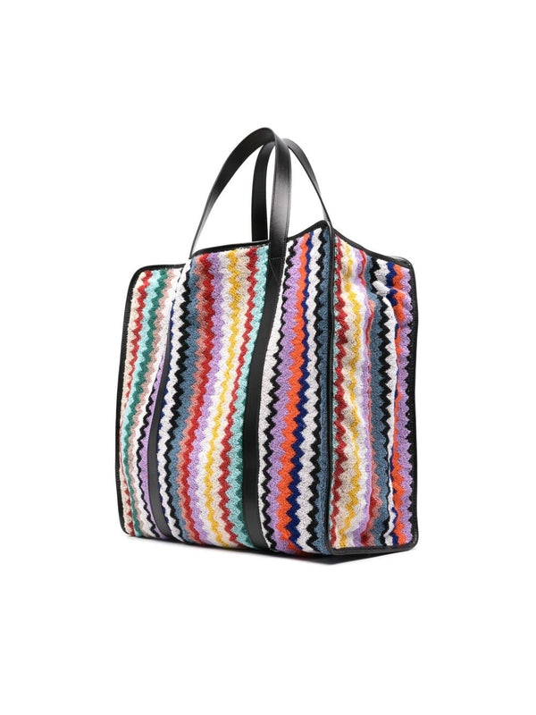 Woven Jacquard Cotton Tote Bag