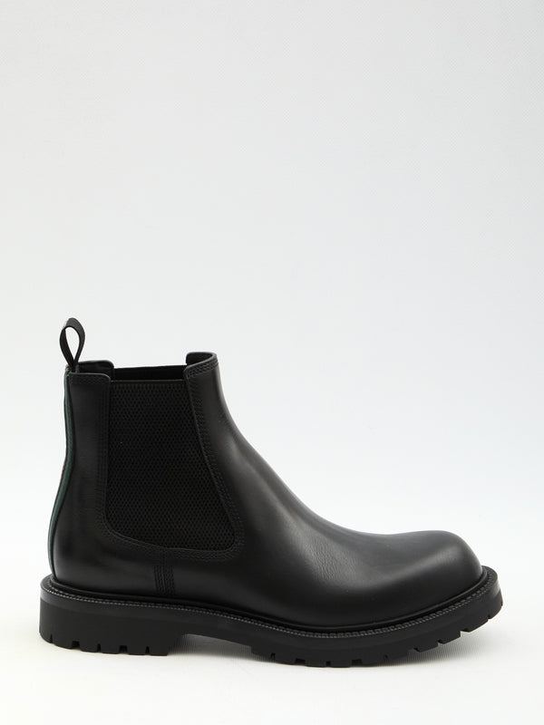 Web Stripe Chelsea Boots - Jente