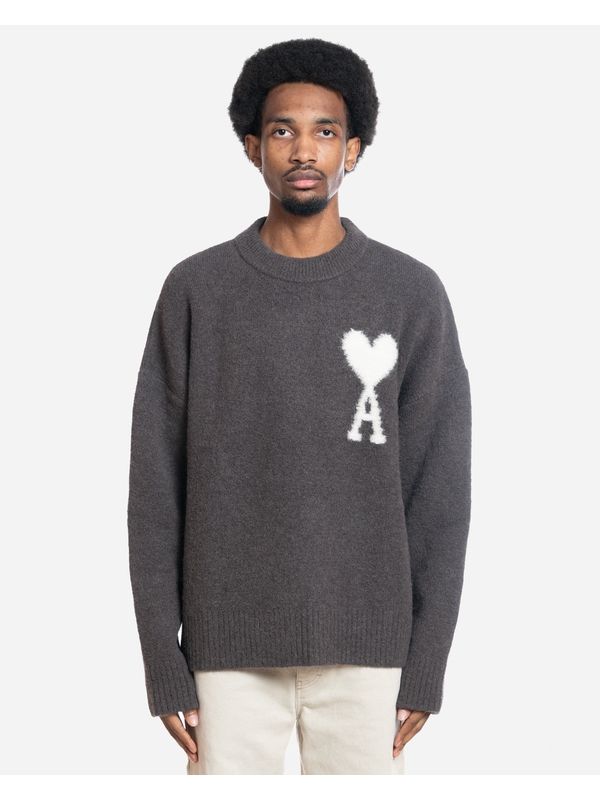 Pull Crewneck en Laine AMI de Coeur Knitted