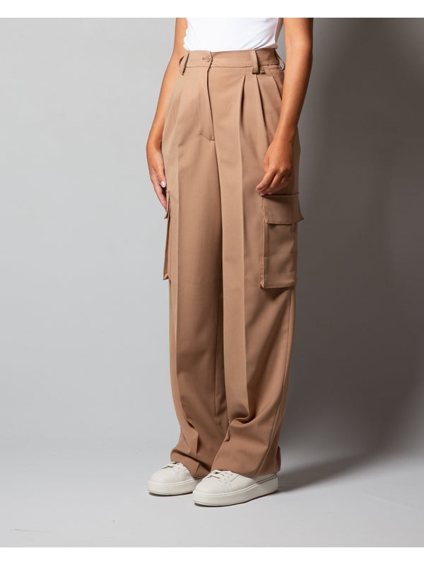 Wool Blend Cargo Pants