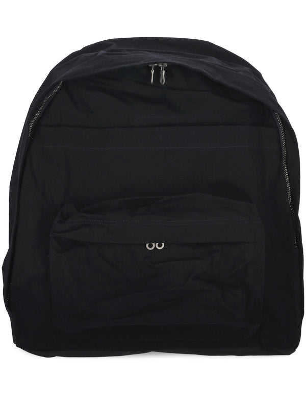 Logo Label Cotton Backpack