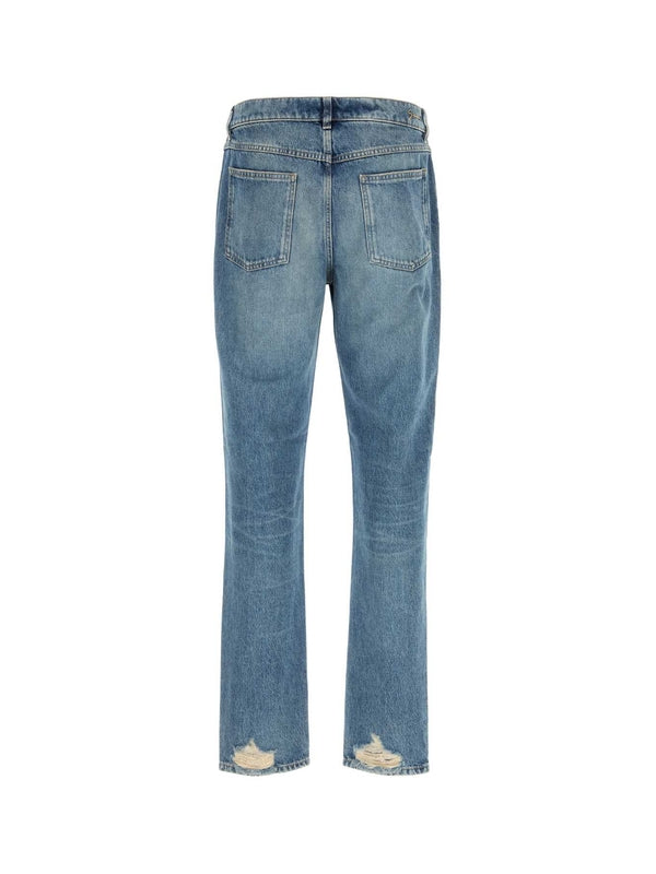 Washing Cotton Denim Pants