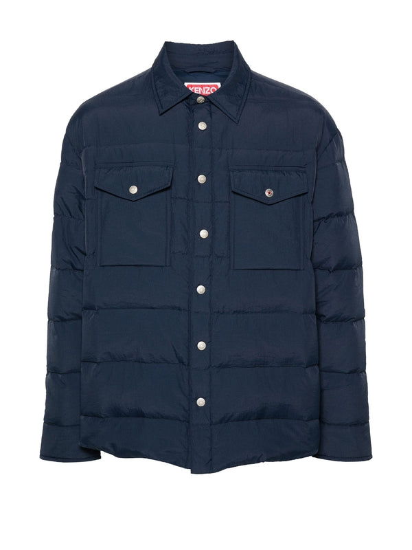 KENZO - Pocket Detail Nylon Quilting Padding - Jente