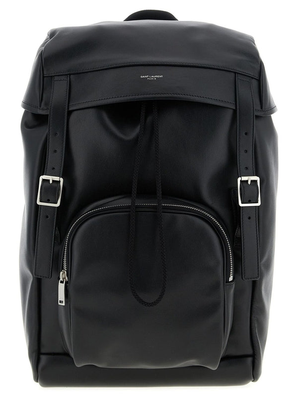 Saint Laurent Black Backpacks