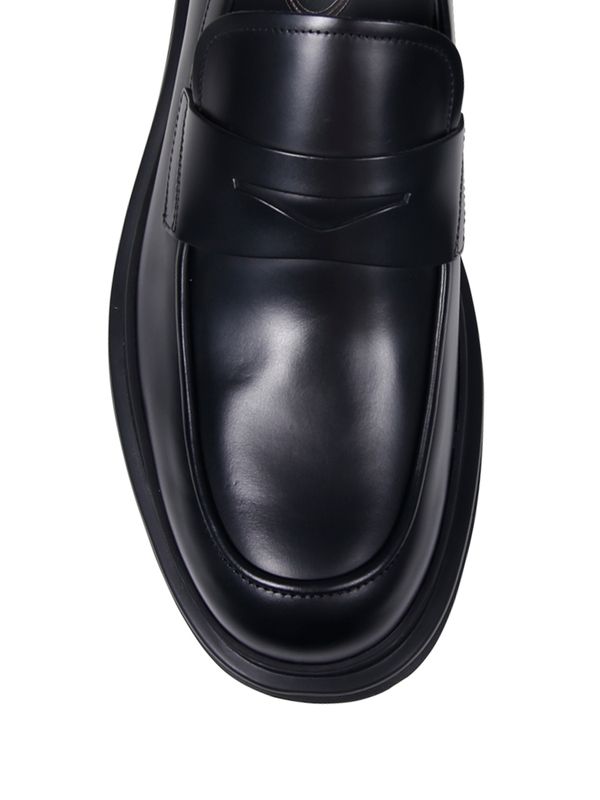 Black Calfskin Loafers