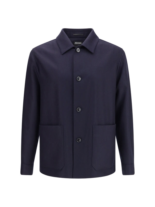 Z Zegna Navy Jackets