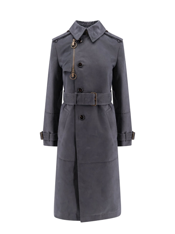 Belt Cotton Blend Trench Coat