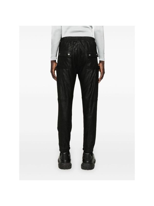 Bauhaus Leather Cargo Pants
