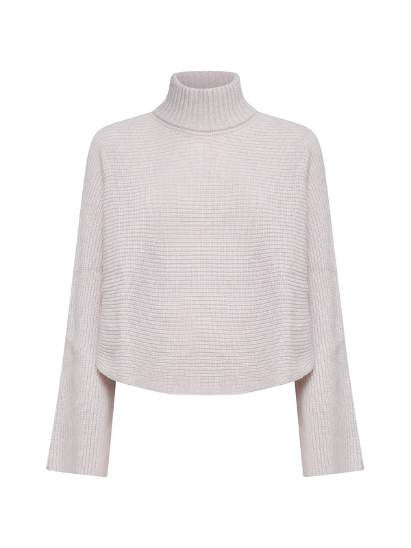 High-Neck Wool Knit