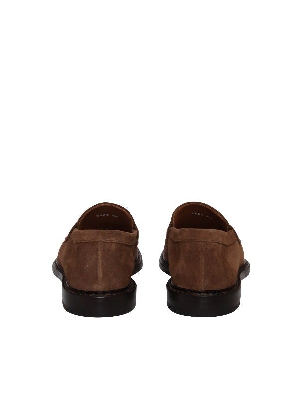 Brown Calfskin Loafers