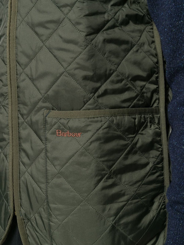 Inner Check Quilted Zip Vest