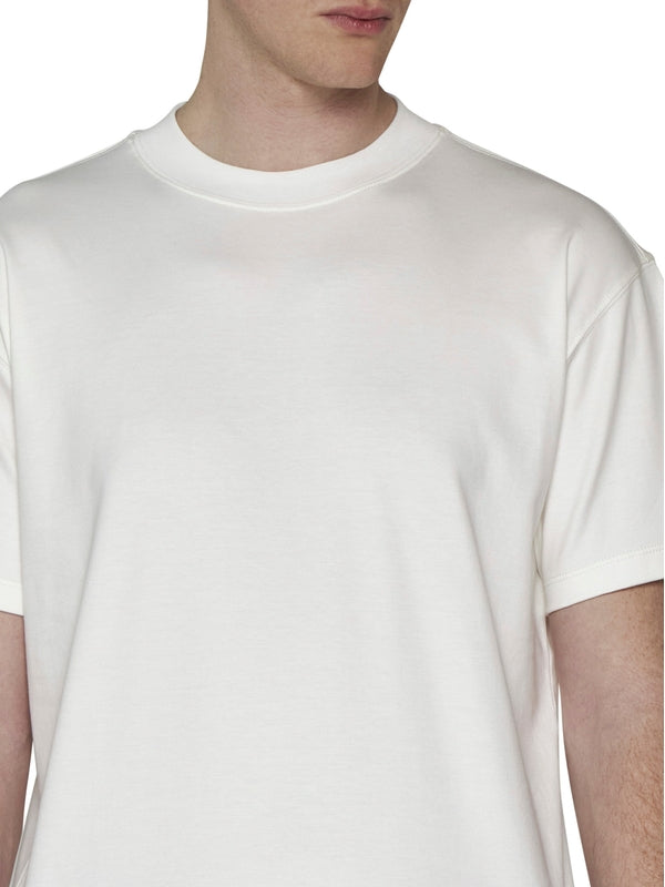 White Cotton Short Sleeve T-Shirt