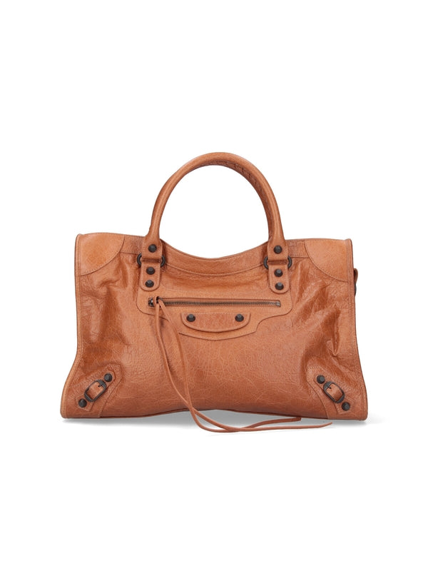 Balenciaga Brown Tote Bags