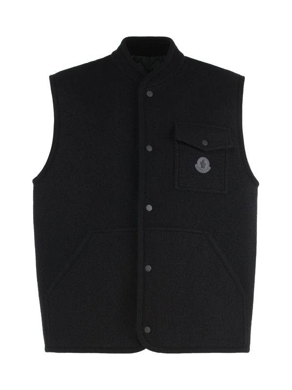 Moncler Black Vests
