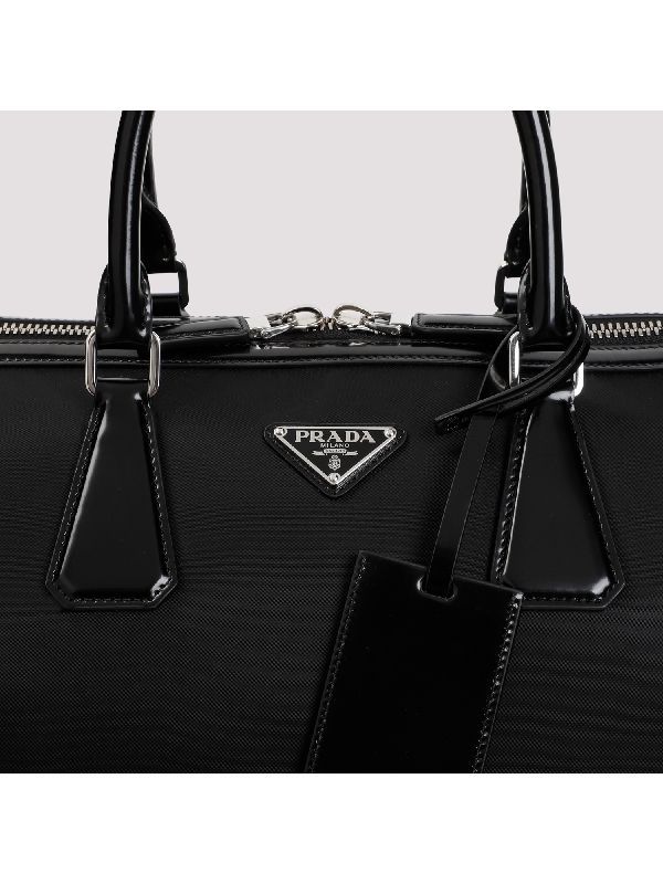 Prada Bags Black Boston Bags