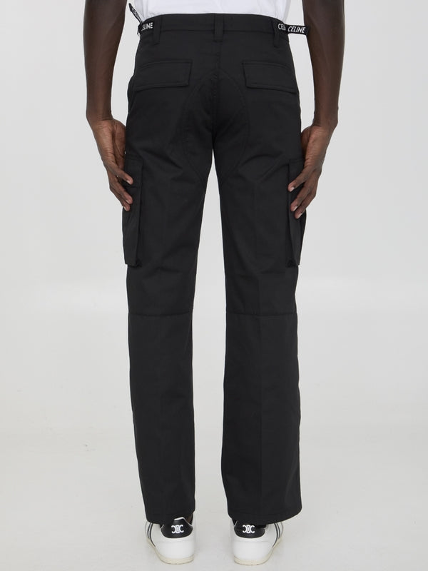 Cotton Blend Cargo Pants