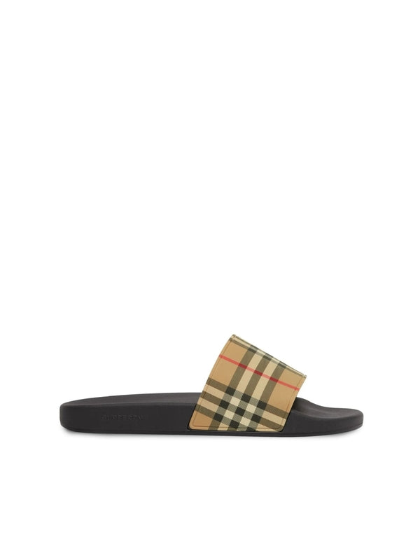 Burberry Beige Slides