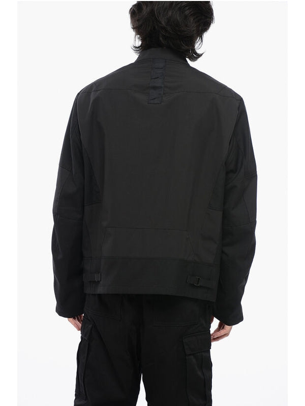 Black Nylon Rider Jacket