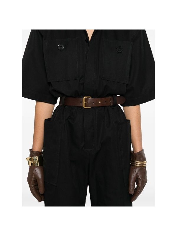 Belt Cotton Jumpsuit