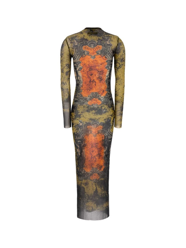 Jean Paul Gaultier Multicolor Long Dress