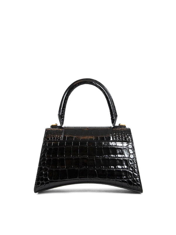 Balenciaga Hourglass Small Black Tote Bags