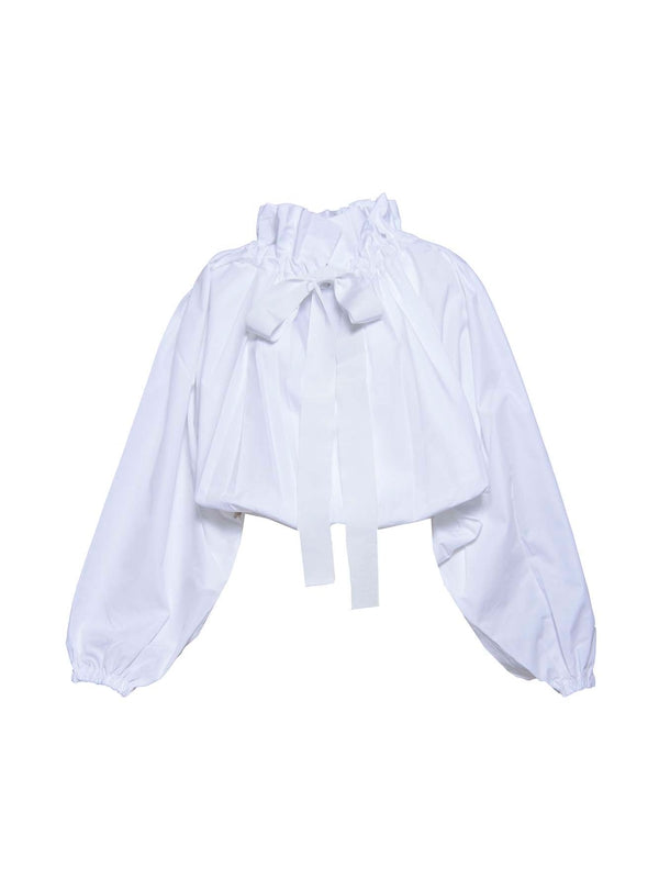 PATOU - Puff Sleeve Cotton Blouse - Jente