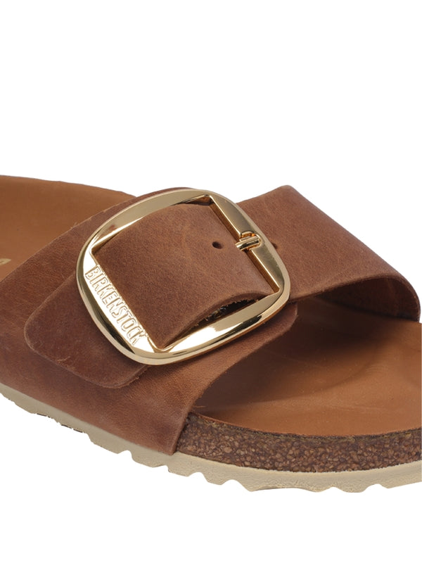 Madrid Big Buckle Leather Sandals