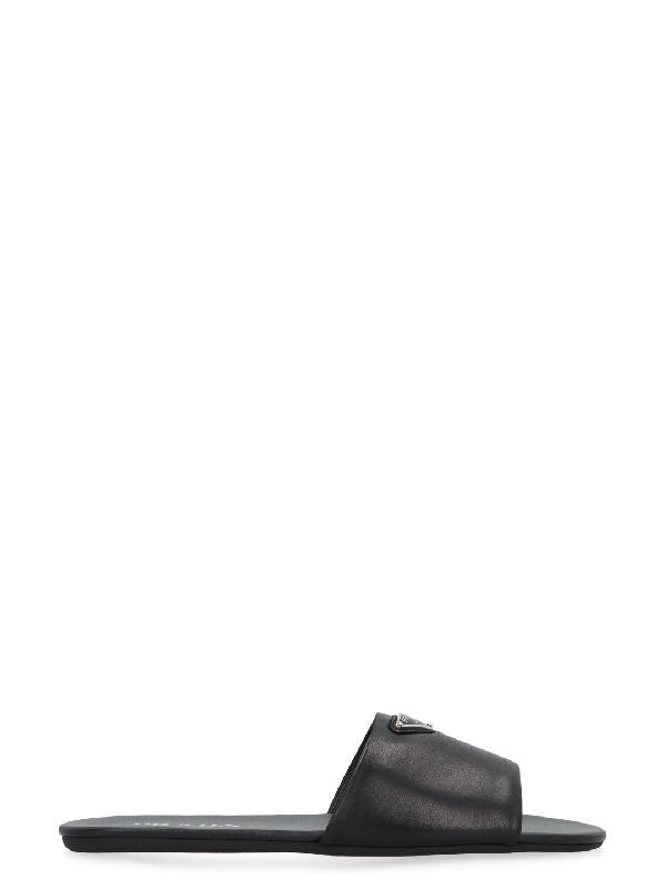 Prada Black Slides