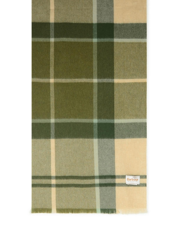 Rosefield Check Pattern Wool Muffler