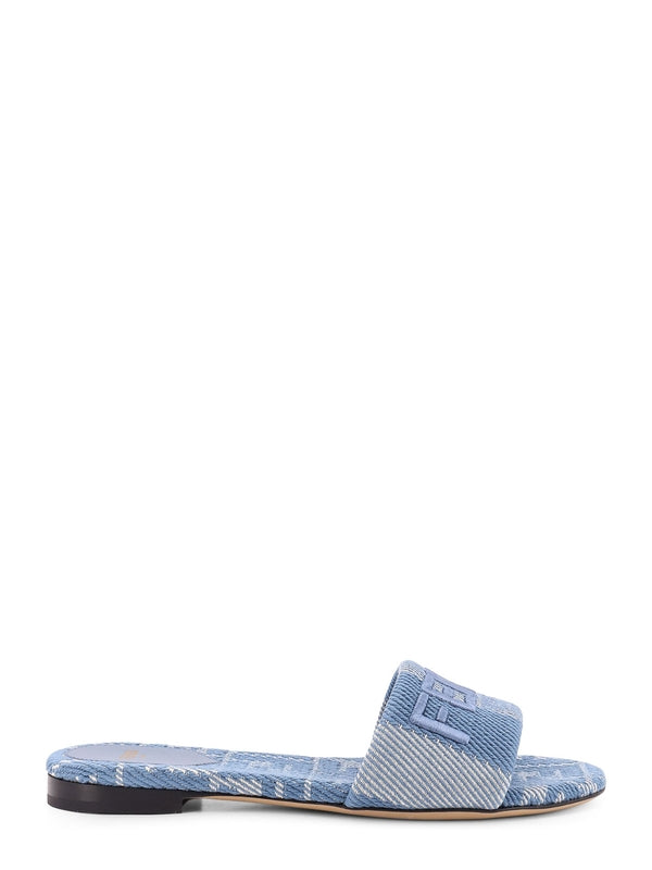 Sunshine Denim Effect Slides