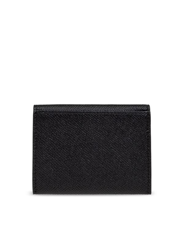 Gancini Logo
  Decorated Leather Card Holder